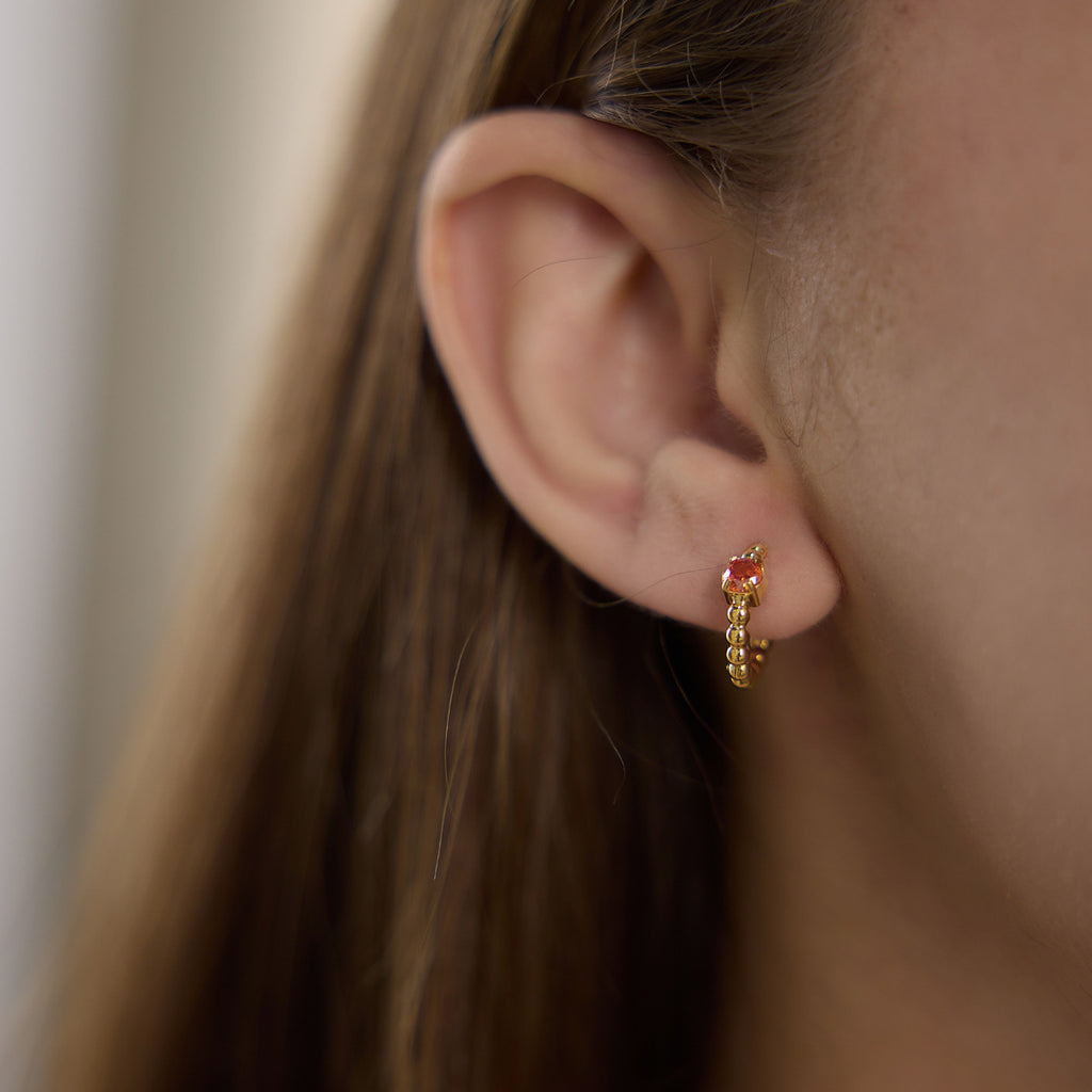 Damen Ohrhänger mit funkelndem Zirkonia und hypoallergenem Edelstahl Shop Nory