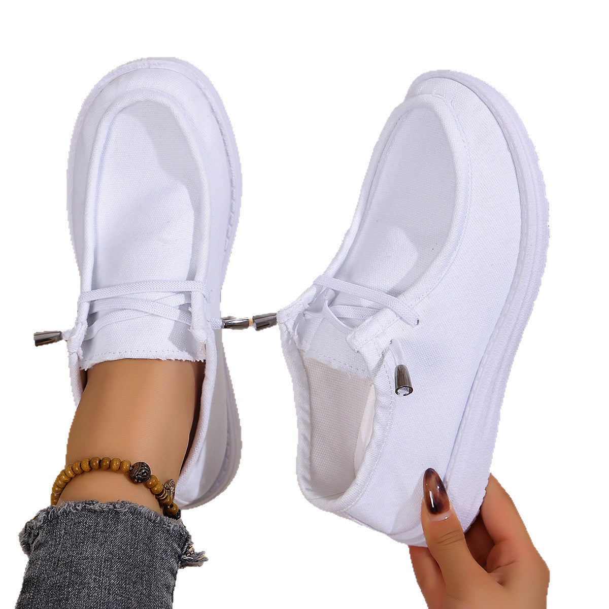 Damen Komfortable Slip-On Sneakers mit innovativem Design Shopnory