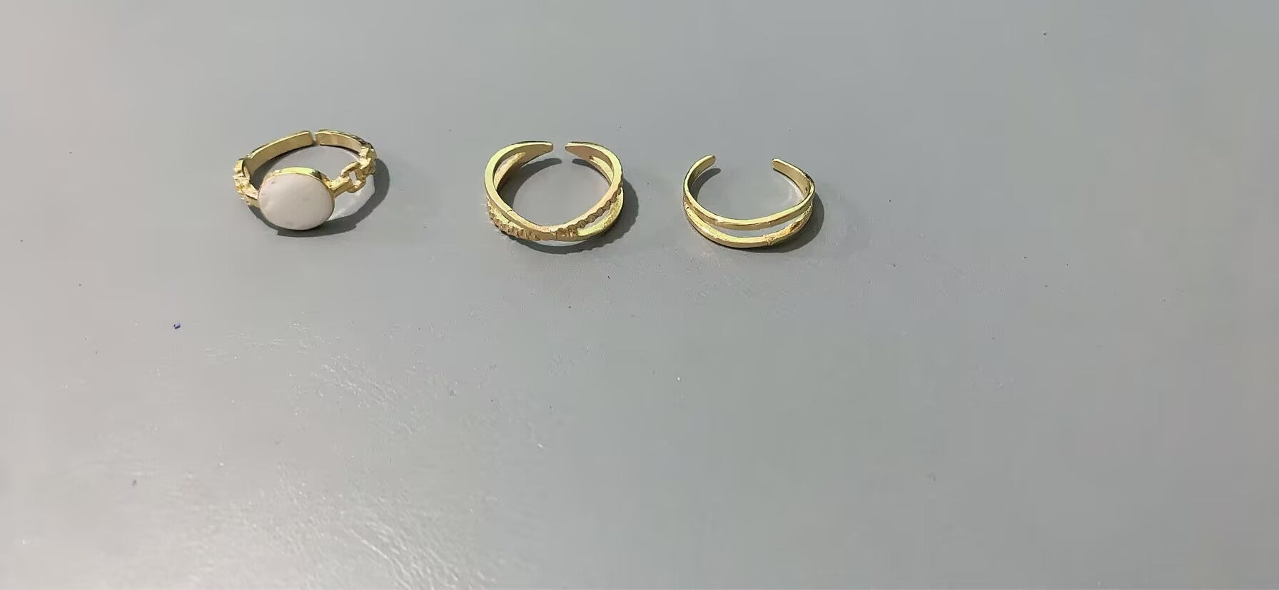 Damen Schmuckring-Set aus elegantem Silber mit künstlerischen Designs Shop Nory