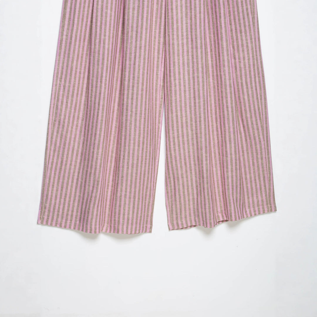 Damen Hochtaillierte Culotte-Hose mit weitem Bein, Tunnelzug und vorderem Schlitz Shop Nory