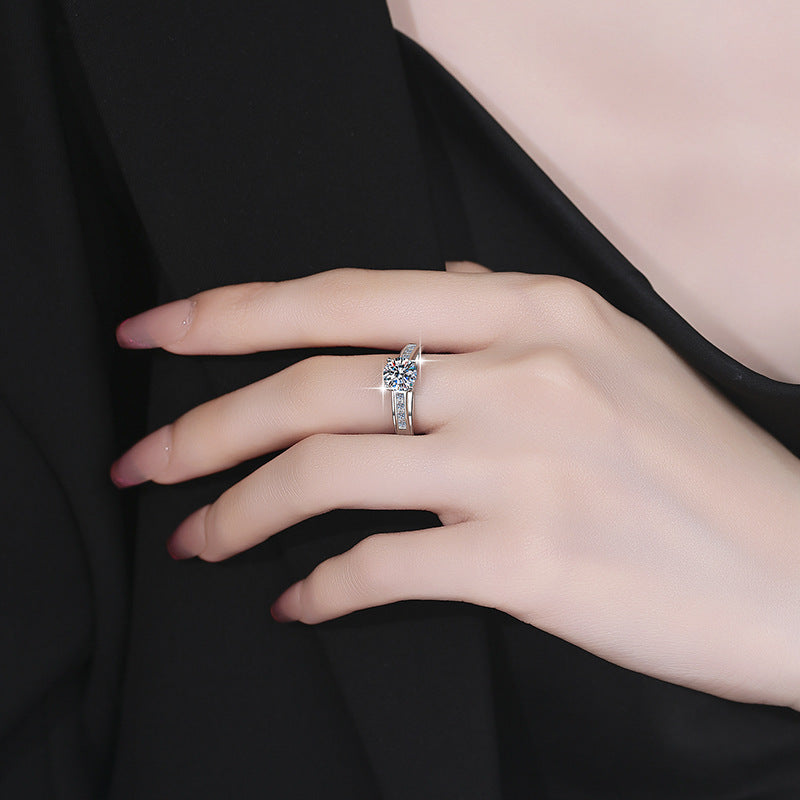 Damen Verlobungsring mit exquisitem Zirkonia-Besatz Shop Nory