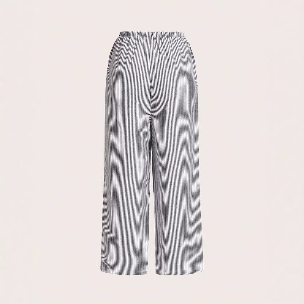 Damen lässige Freizeithose mit Gürtel