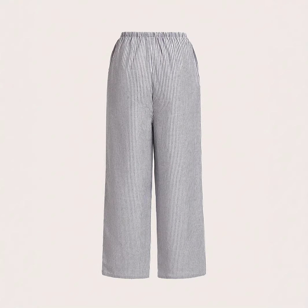 Damen lässige Freizeithose mit Gürtel
