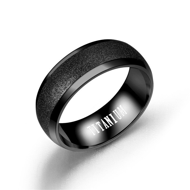 Herren Titanring mit eleganter, satinierter Oberfläche und feinem Glanz Shop Nory