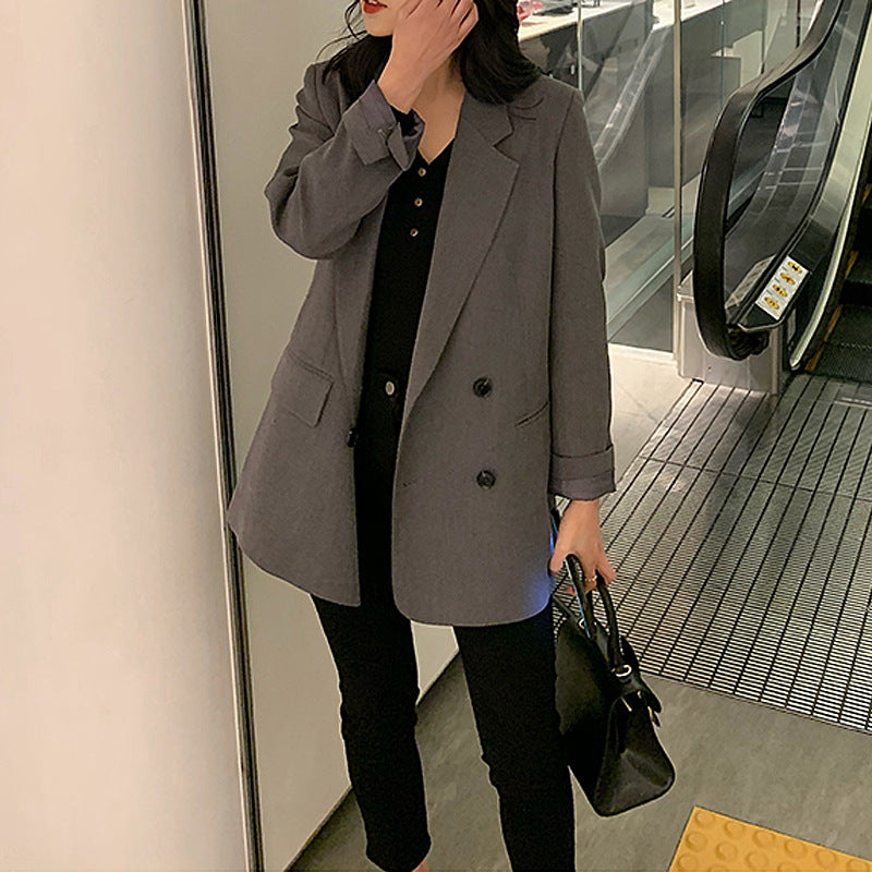 Damen Eleganter, taillierter Prägeblazer Shop Nory