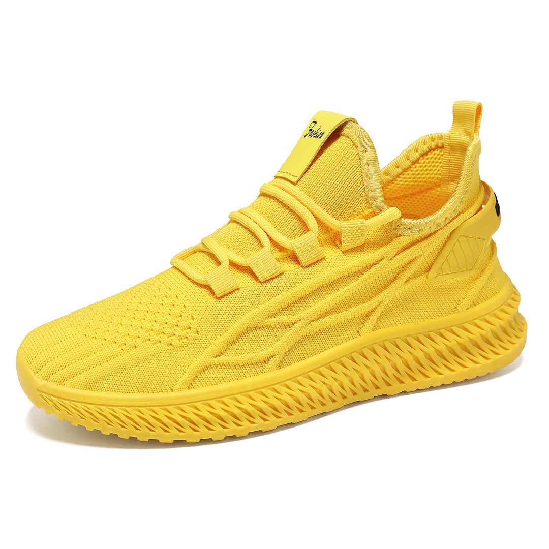 Herren nan gestrickter Slip-On Sneaker mit elastischer Schnürung, sockenähnlichem Schaft und profilierter rutschfester Laufsohle Shop Nory