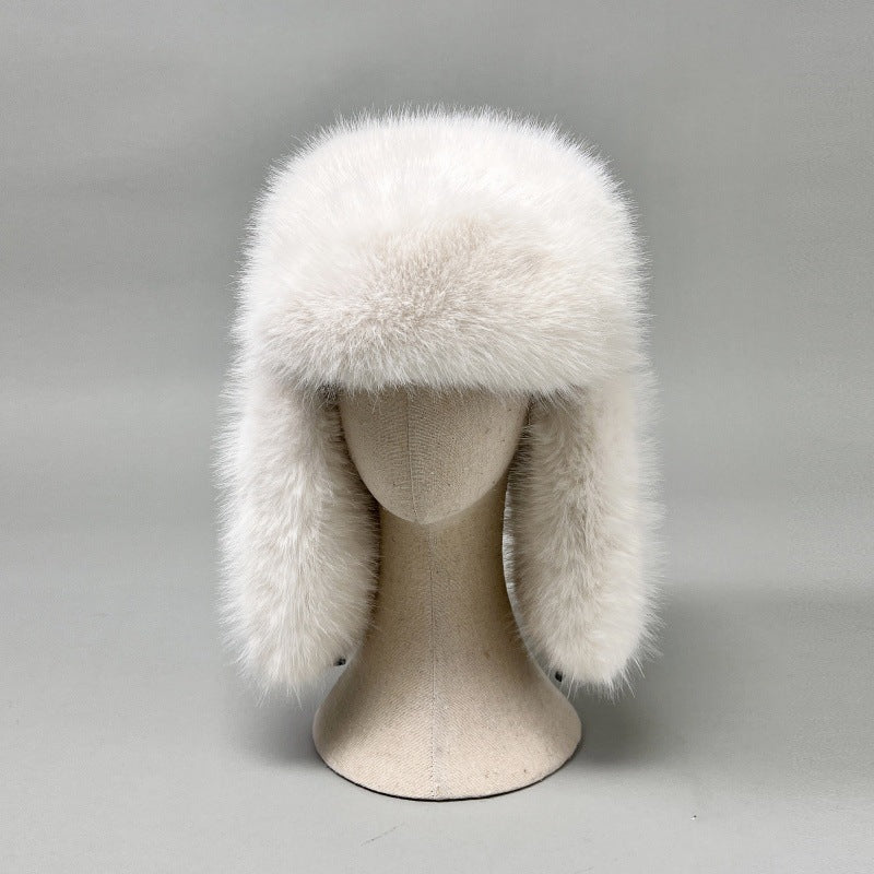 Damen Luxuriöse Kunstpelz-Uschanka mit Ohrklappen und wärmender Fütterung Shop Nory