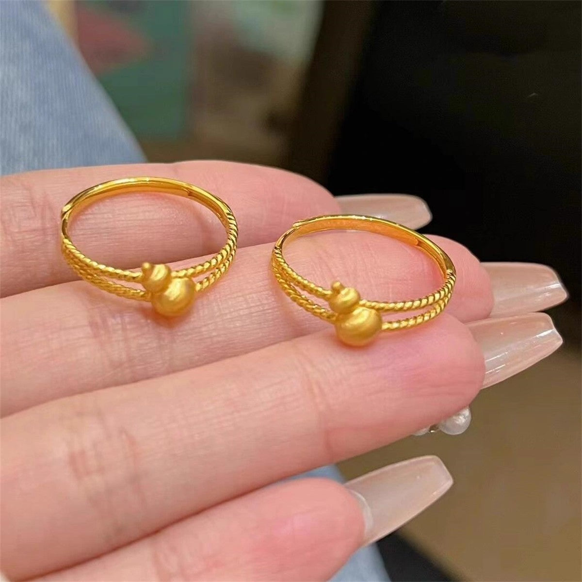 Damen Verspielter Ring mit kreativem Design und glänzenden Akzenten Shop Nory