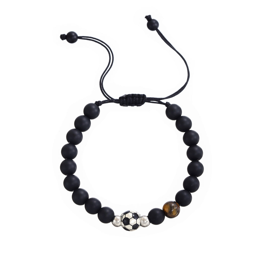 Damenarmband mit Fußballmotiv und kraftvollem Spruch Shop Nory