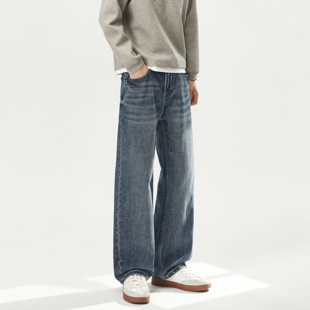 Damen Hochtaillierte gerade-geschnittene verkürzte Jeans Shop Nory