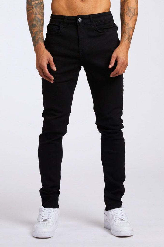 Herren Slim-Fit Jeans mit elastischem Komfortbund und modernen Details