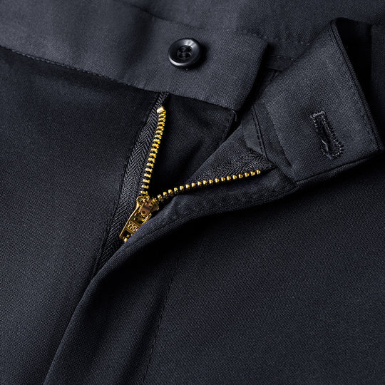 Herren Taillierte Anzughose mit Bügelfalte, Stretch und verdeckten Taschen Shop Nory