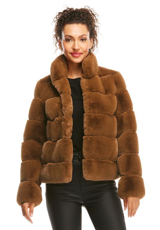 Damen Modische Daunenjacke mit hohem Kragen
