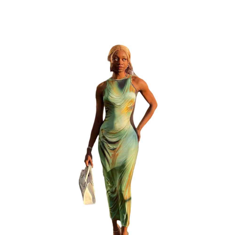 Damen Elegantes Cocktail-Kleid mit raffiniertem Schnitt
