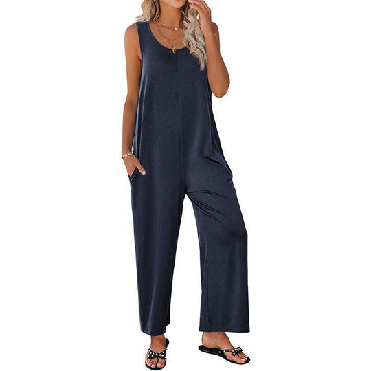 Damen Overall mit weit geschnittenem Bein