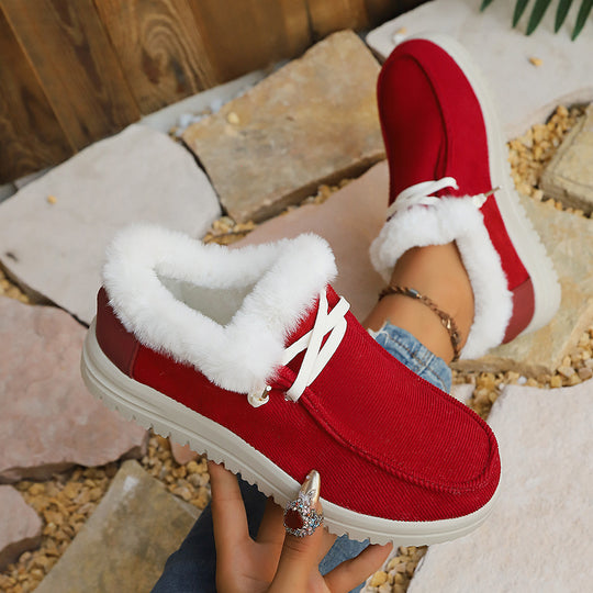 Damen Gefütterte Slip-On-Pantoletten mit Teddyfutter und profilierter Plateau-Sohle Shop Nory