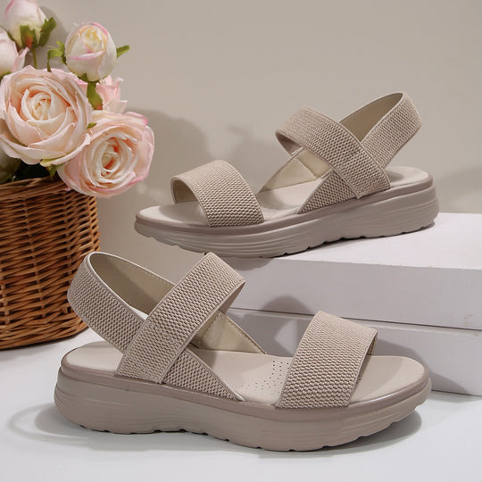 Damen Leichte Stretch‑Sandalen mit gepolstertem Komfortfußbett und dämpfender Plateau‑Sohle Shop Nory