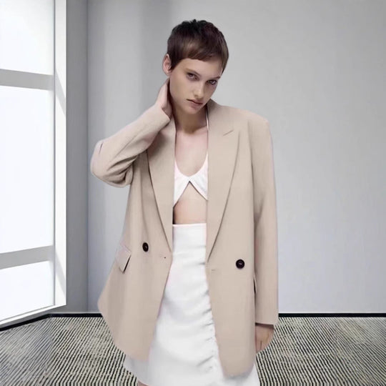 Damen Modischer und eleganter Oversized Blazer