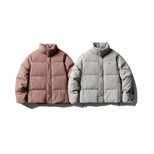 Herren Kurzer Boxy-Puffer mit wattiertem Kissenkragen und winddichter Außenhülle Shop Nory