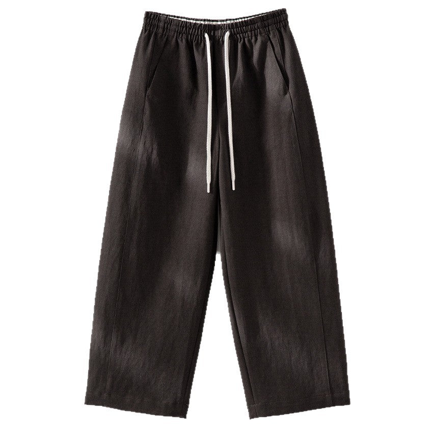 Damen Weite Leinenmix‑Hose mit elastischem Bund und Kordel Shop Nory