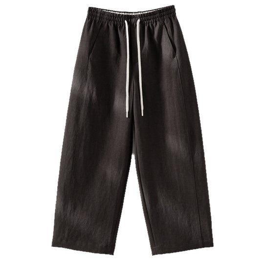 Damen Weite Leinenmix‑Hose mit elastischem Bund und Kordel Shop Nory