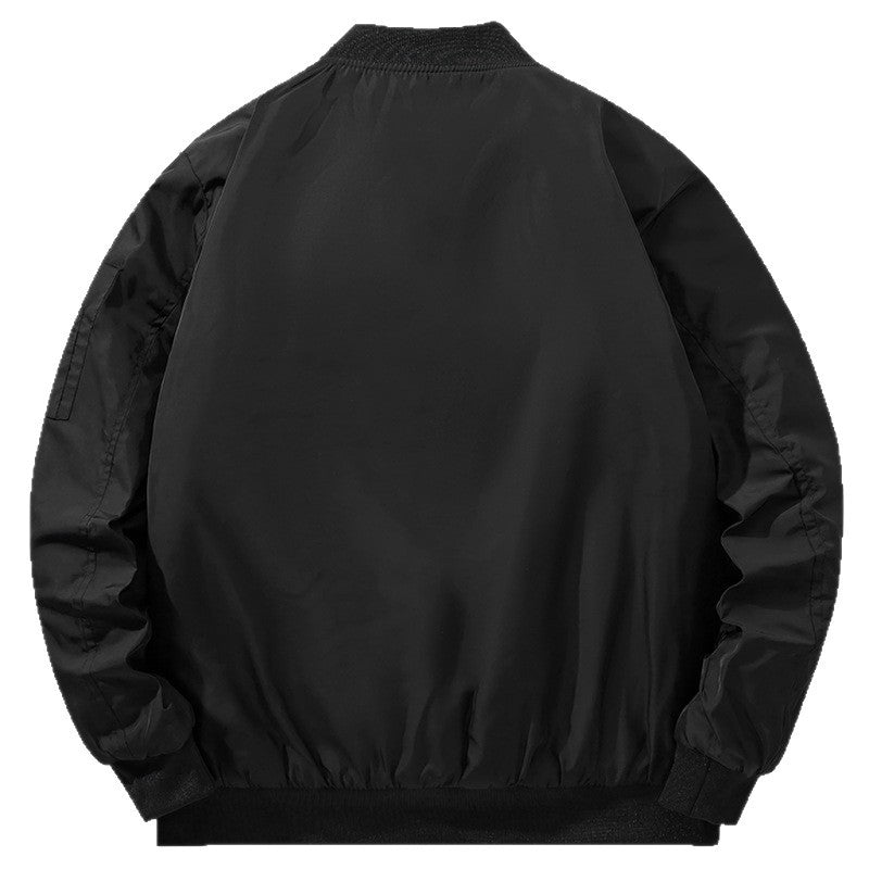 Herren Bomberjacke im Fliegerstil mit wattierter Thermofütterung und Ärmel-Utilitytasche Shop Nory