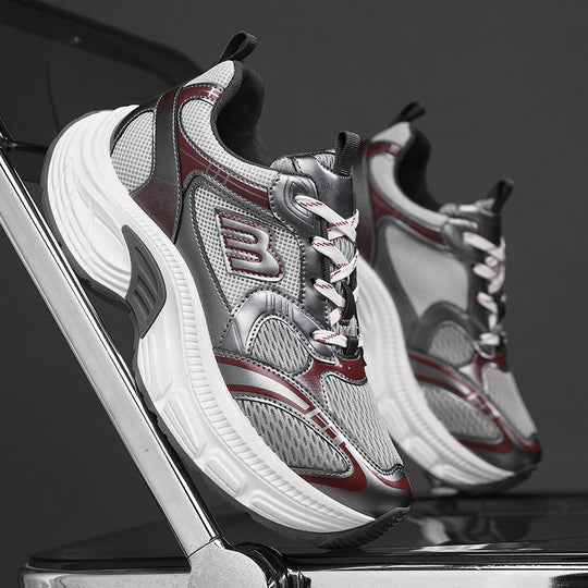 Unisex Voluminöse Mesh-Runner mit atmungsaktivem Obermaterial und stoßdämpfender Plateausohle Shopy Nory