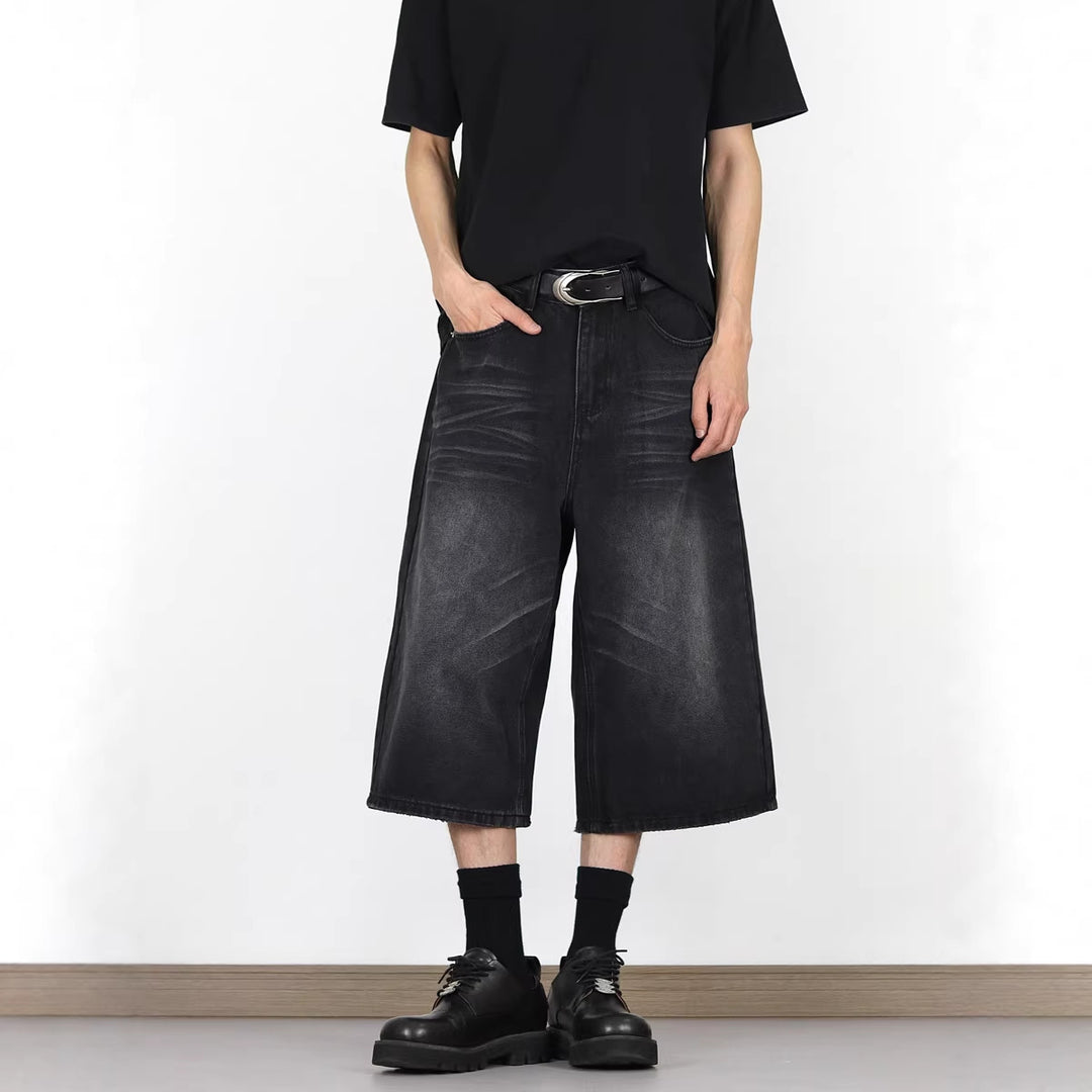 Herren Modische Dialen Denim-Cargo-Shorts Shop Nory
