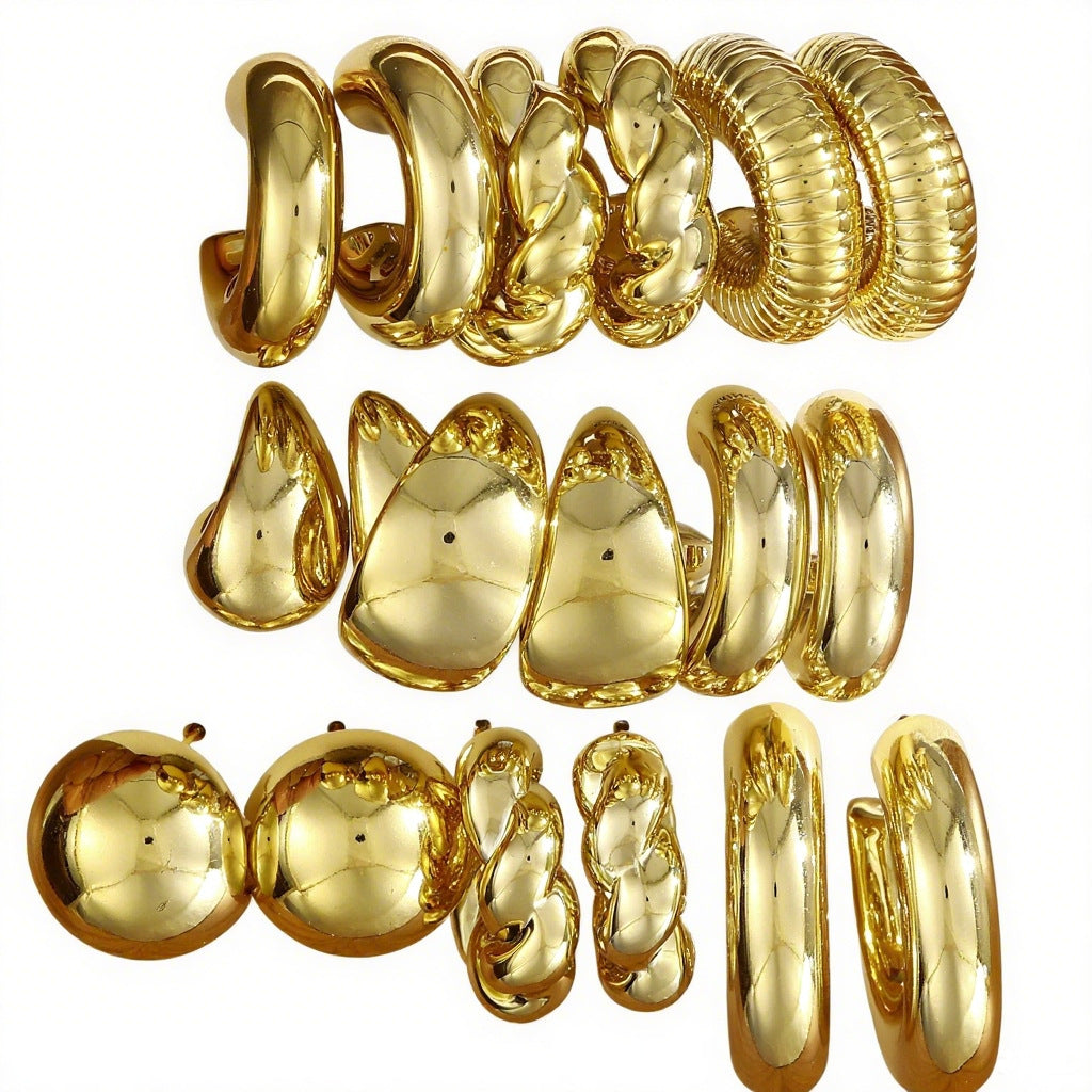 Damen Ohrstecker Set mit modernen, stilvollen Designs Shop Nory