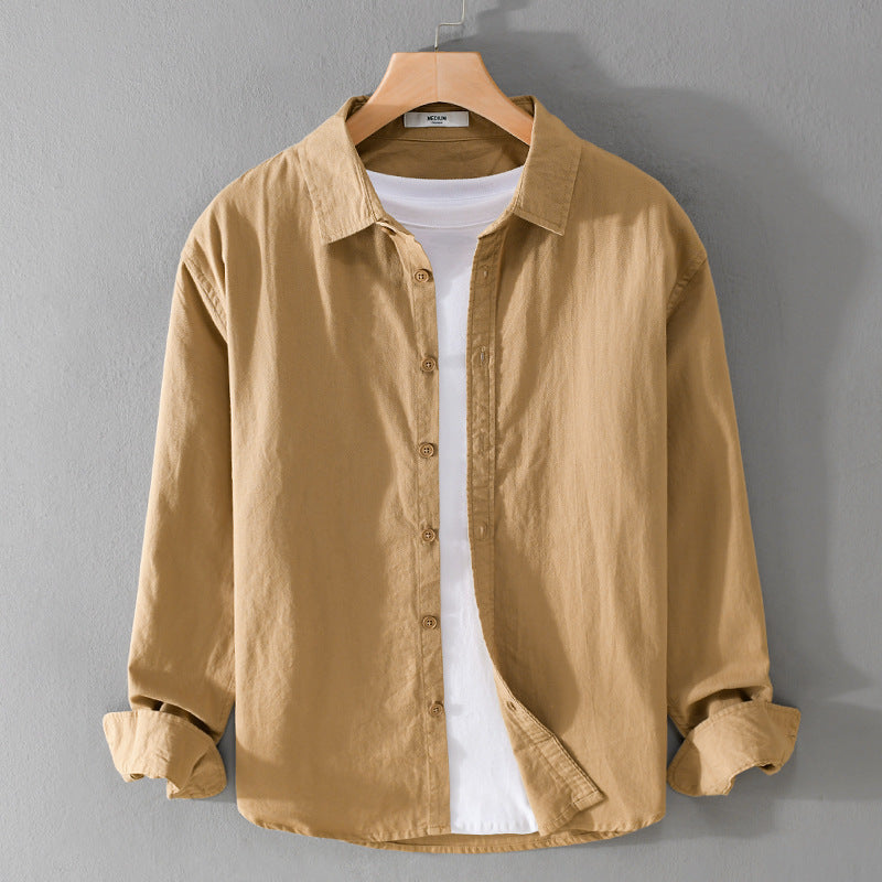 Herren Leichtes Layering-Hemd mit innenliegendem Jersey-Einsatz und entspanntem Schnitt Shop Nory