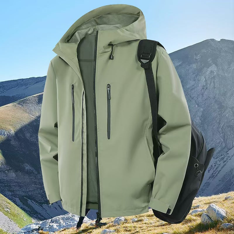 Damen Funktionsjacke mit wasserabweisendem Material und praktischen Reißverschlusstaschen