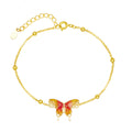 Damen Armband mit filigranem Schmetterlingsdesign und funkelnden Akzenten Shop Nory