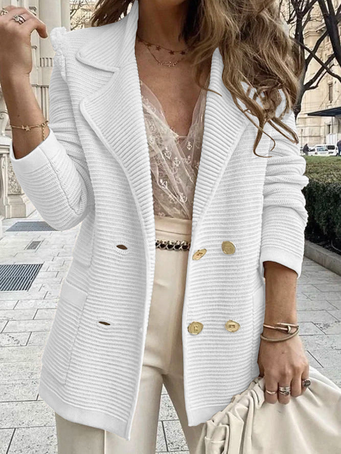 Damen Stilvolle und elegante Strickjacke