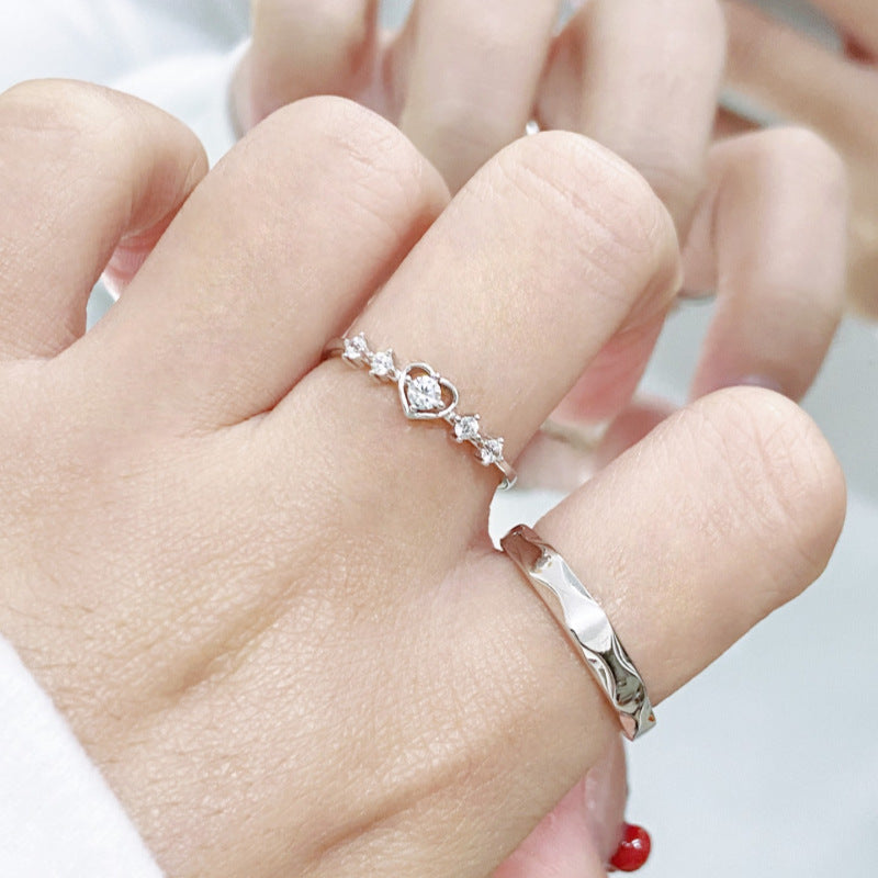 Damen Paarungsring Set mit filigranen Details Shop Nory