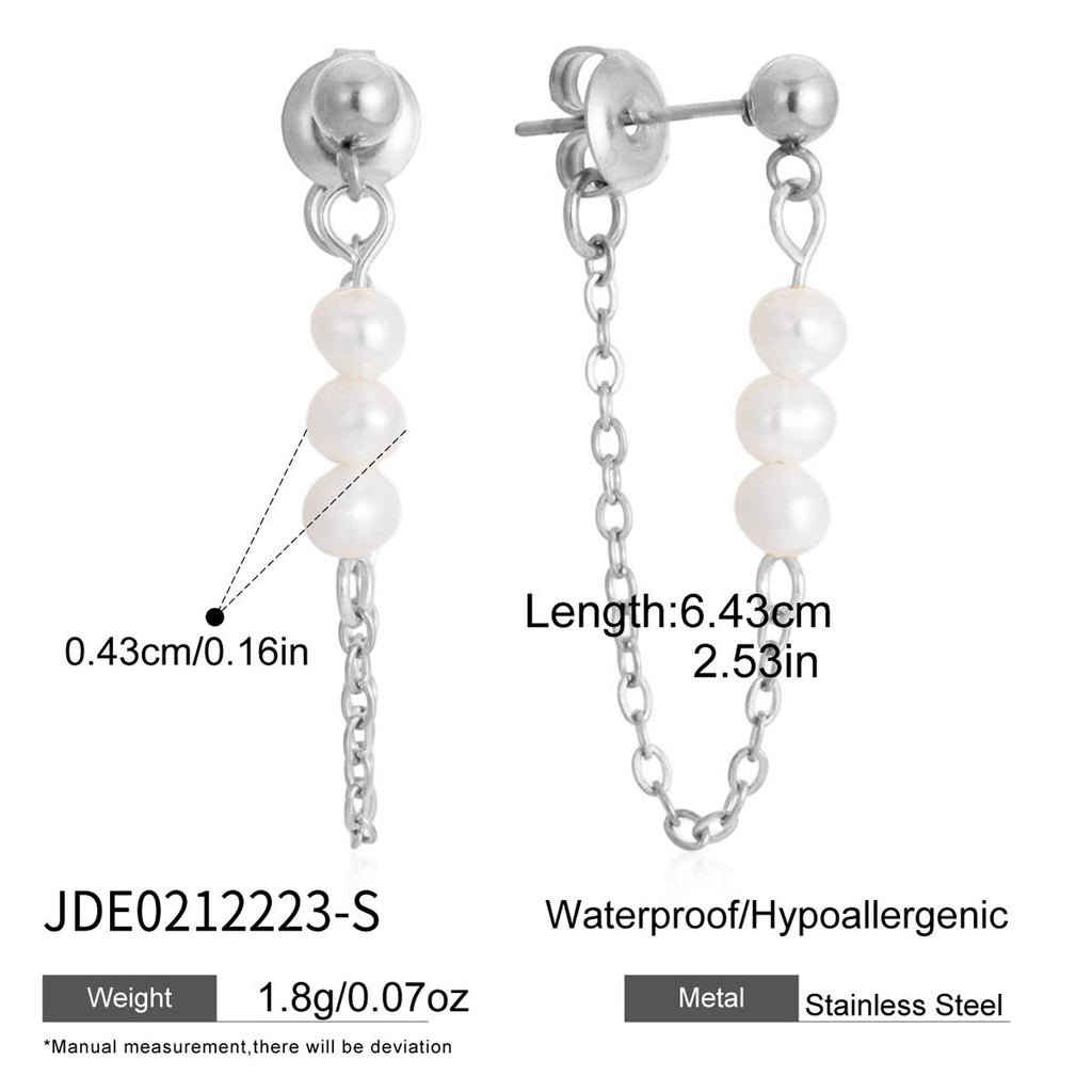 Damen Offene Ohrhänger mit elegantem Spiral-Design aus hypoallergenem Edelstahl Shop Nory