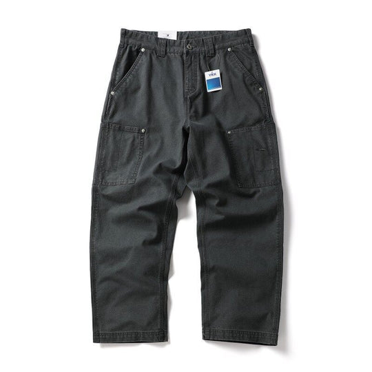 Herren Weite Canvas‑Cargo‑Hose mit großen aufgesetzten Beintaschen und relaxed Baggy‑Schnitt Shop Nory