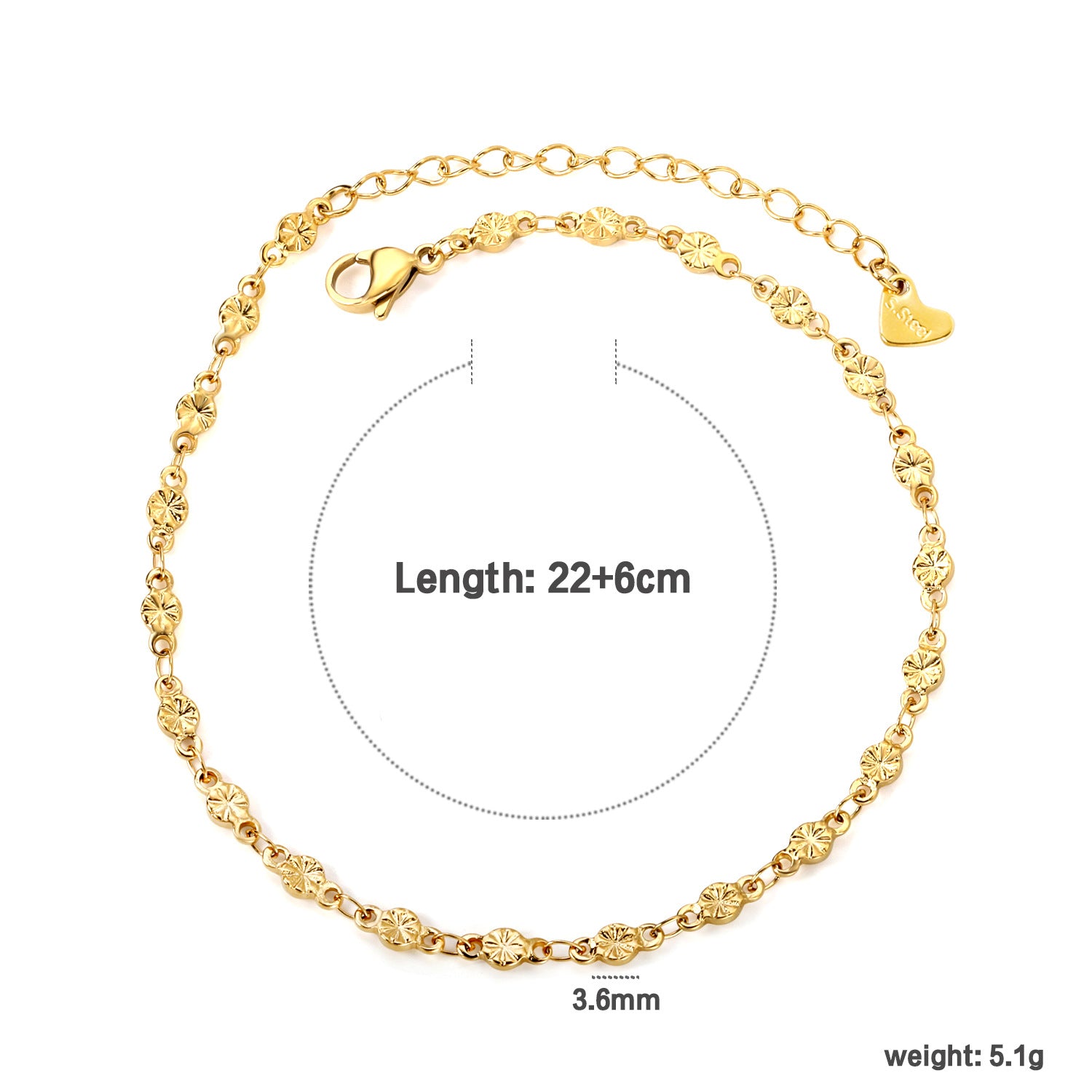 Damen Armband mit feinen Kugel- und Gliederdesign Shop Nory