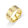 Herren Ring mit kunstvoller gehämmerter Oberfläche Shop Nory
