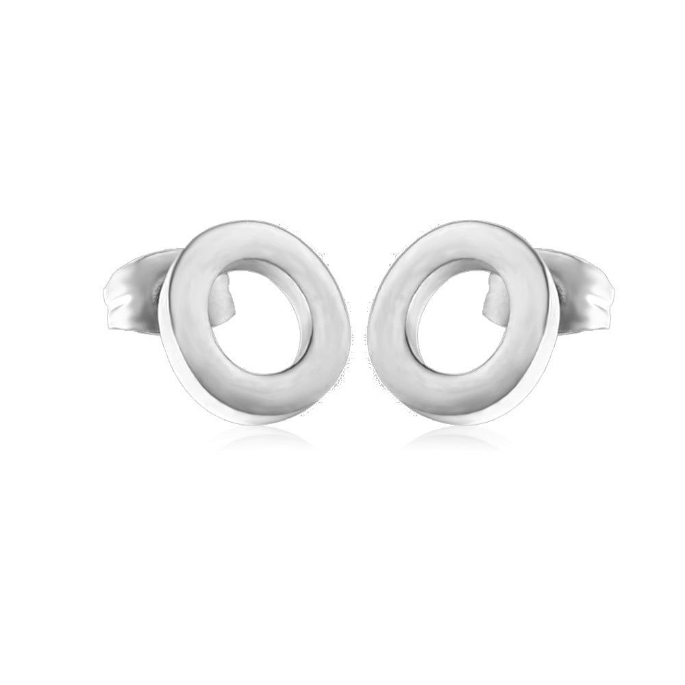 Damen elegante Buchstaben-Ohrstecker Shop Nory