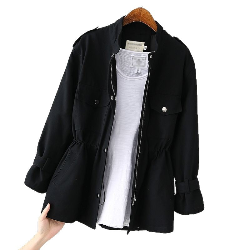 Damen Modische Utility-Jacke Shop Nory