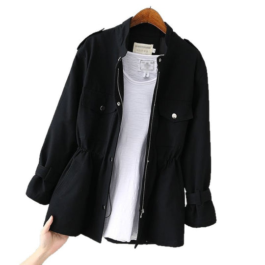 Damen Modische Utility-Jacke Shop Nory