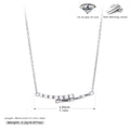 Damen Halskette mit einzigartigem Perlendesign aus 925 Sterling Silber Shop Nory