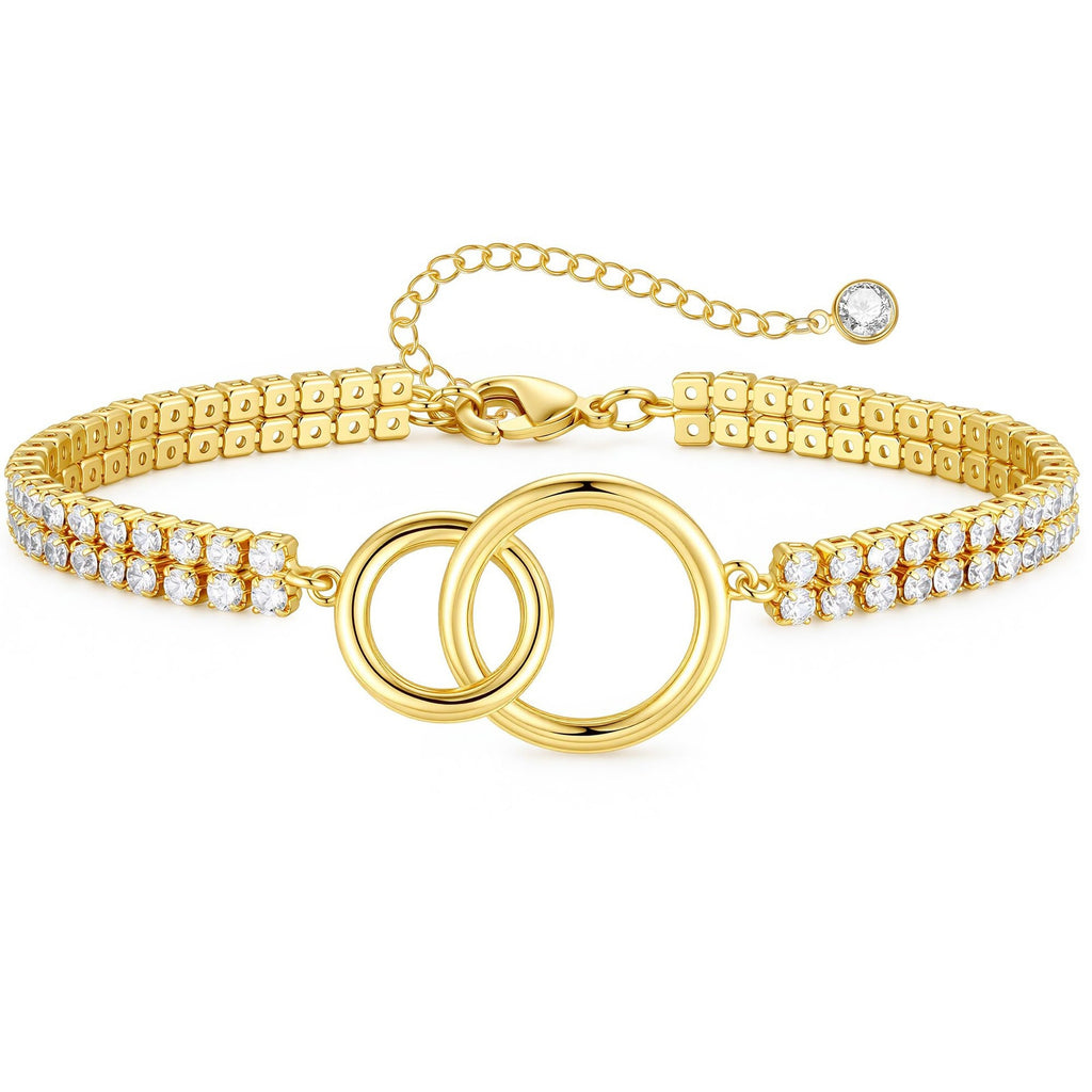 Damen Armband mit funkelndem Unendlichkeitssymbol und eleganter Kettengestaltung Shop Nory