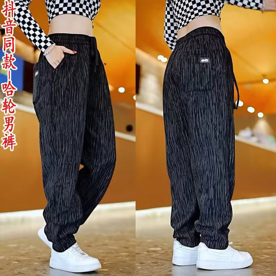Damen Lässige Freizeithose mit hohem Bund und seitlichen Taschen Shop Nory
