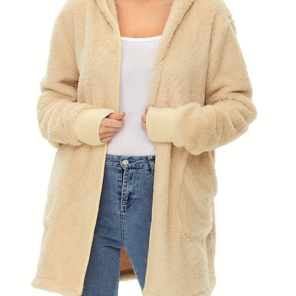 Damen weicher Fleece-Mantels