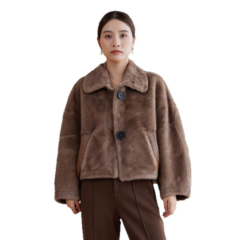 Damen Fleecejacke mit Kragen Shop Nory