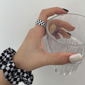 Damen modisches Scrunchie und Ring Set Shop Nory