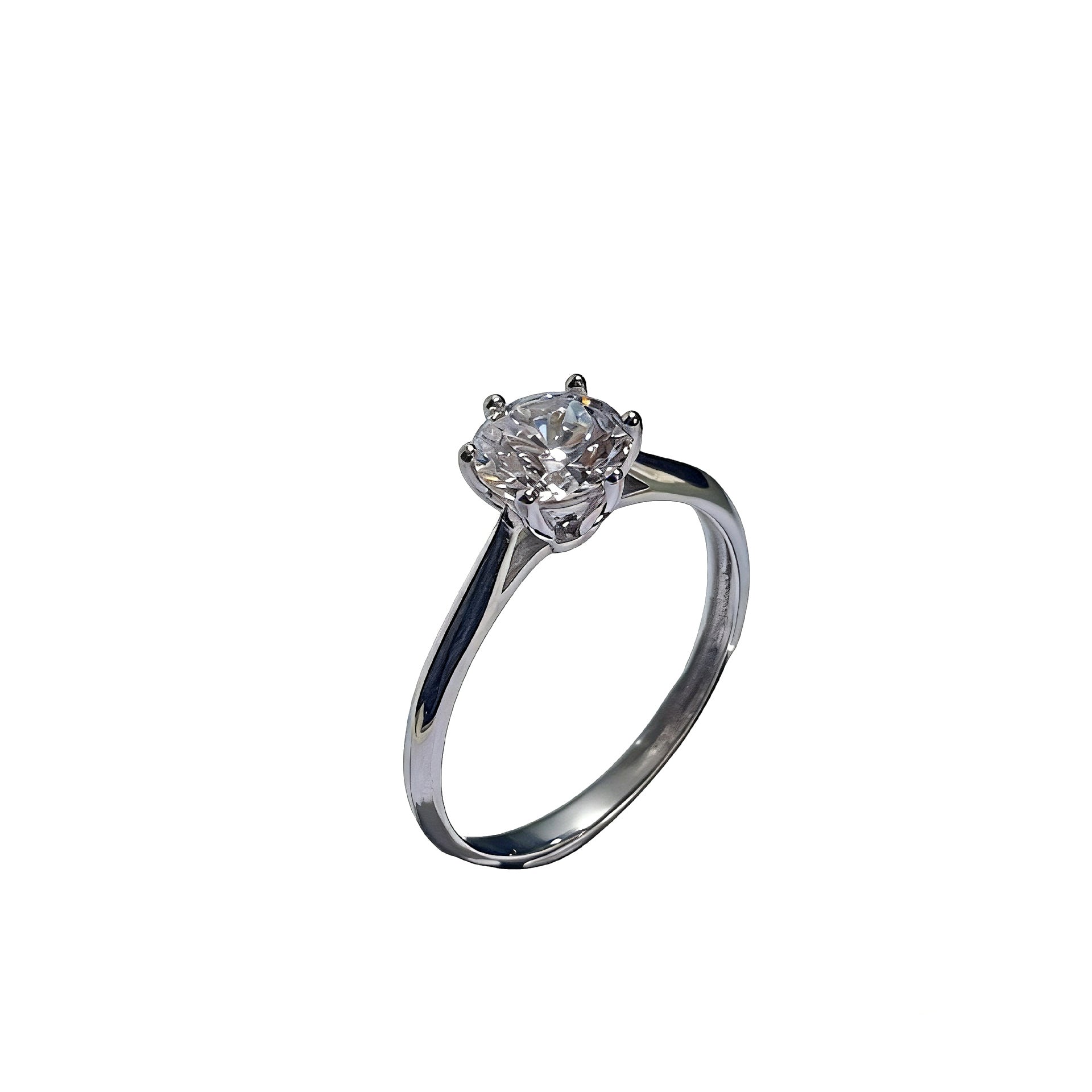 Damen eleganter Verlobungsring mit funkelndem Zirkonia Shop Nory