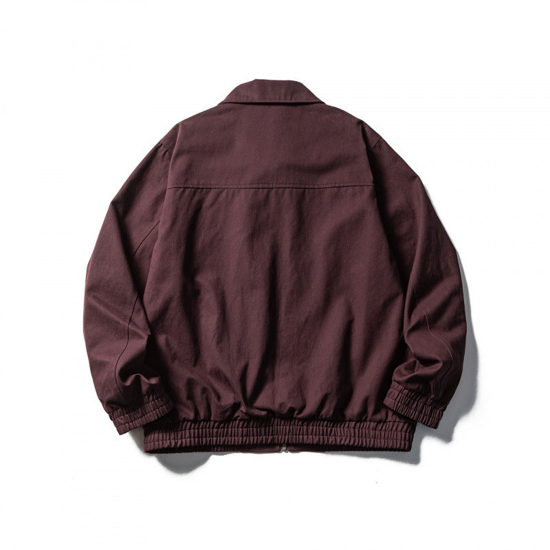 Herren Boxy-Canvas-Blouson mit durchgehendem Reißverschluss und elastischen Bündchen Shop Nory
