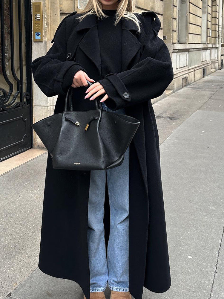 Damen oversized Wollmantel Shop Nory
